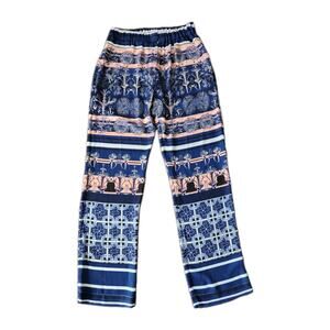 Clover Canyon Greek Coral Reef All Over Print Straight-Leg Pull-On Pants Size XS